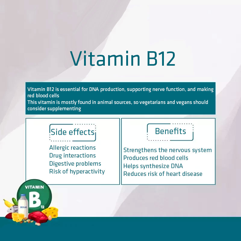 Vitamin B12 Side Effects + Benefits